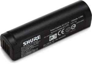 shure sb902a lithium ion rechargeable battery for glx-d and glx-d advanced digital wireless systems & components