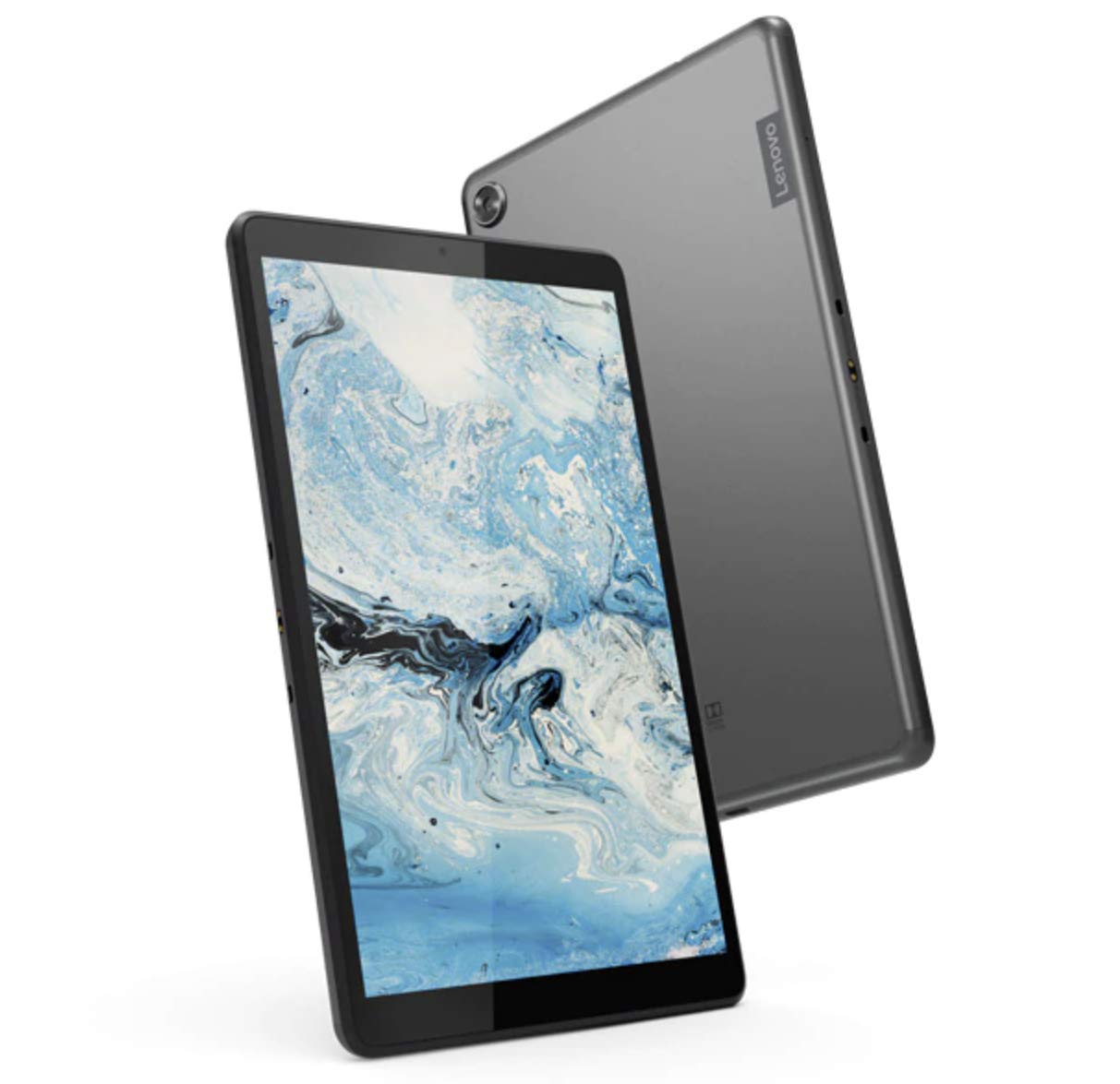 Lenovo 2021 Newest Smart Tab M8 with Google Assistant, 8 inch 1280x800 IPS Touchscreen Android Tablet, Quad-Core Processor, 2GHz RAM, 32GB Storage, Long Battery Life, Android 9 Pie + Oydisen Cloth