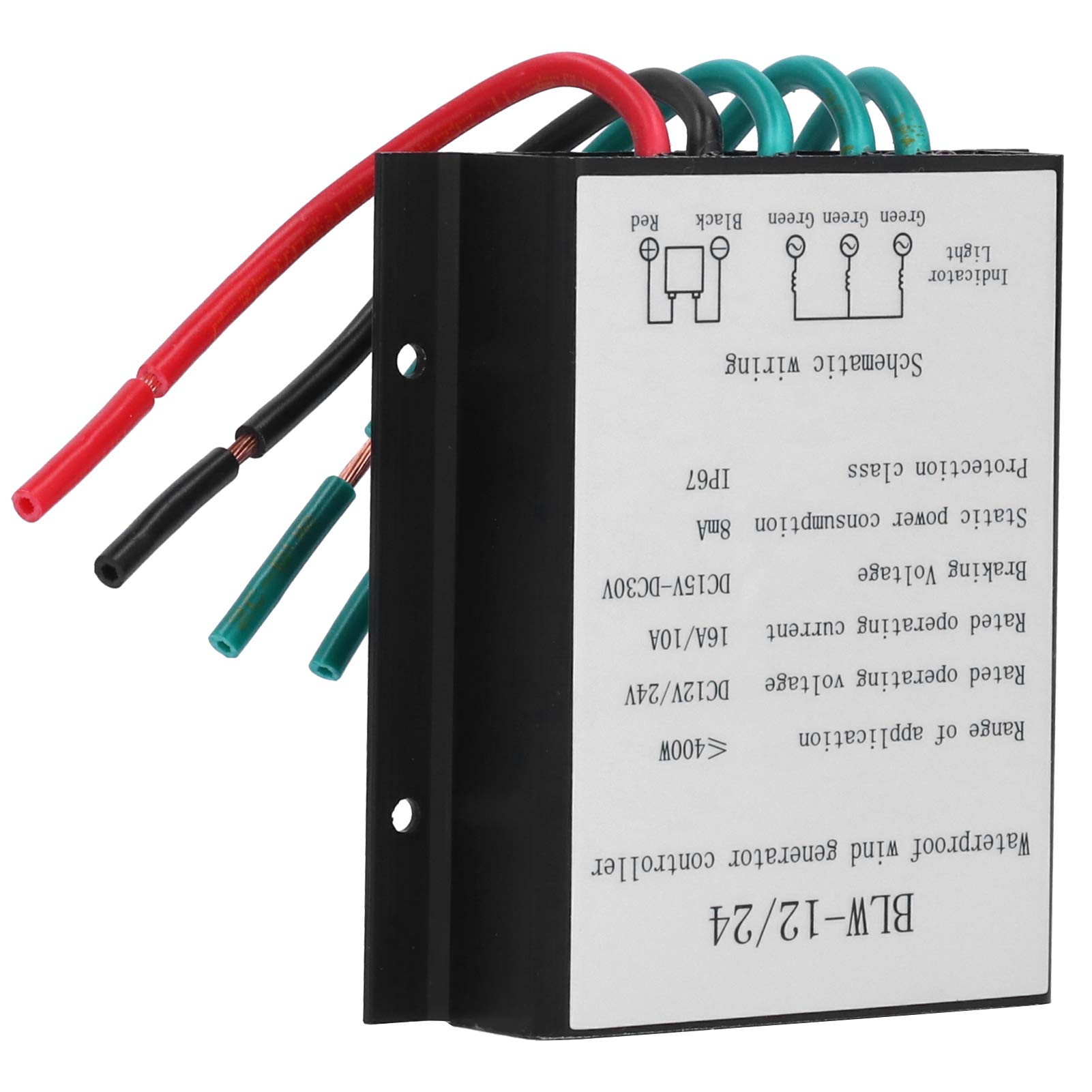 Wind Turbine Charge Controller DC12-24V 400W IP67 Waterproof Wind Turbine Generator Charging Regulator