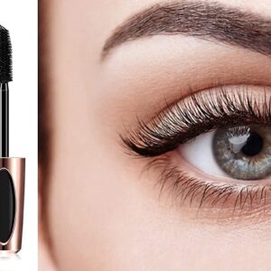 Secret Xpress Control 4D Silk Fiber Lash Mascara, Lengthening and Thick, Volume, Long Lasting, Smudge-Proof, All Day Full, Long, Thick, Smudge-Proof Eyelashes