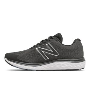 new balance mens 680 v7 running shoe 13 x-wide black/star glo