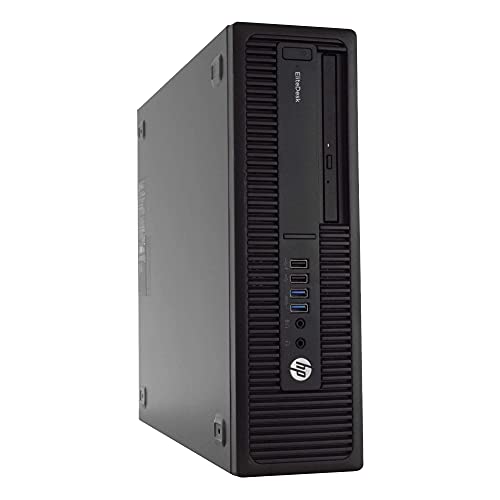 HP 800 G2 Desktop PC Computer, i5-6500, 16GB DDR4 RAM 512GB SSD, Windows 10 Pro, 23.6 FHD LED Monitor, 1080p Webcam,16GB Flash Drive, Wireless Keyboard & Mouse, WiFi (Renewed)