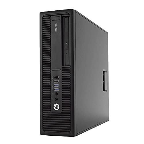 HP 800 G2 Desktop PC Computer, i5-6500, 16GB DDR4 RAM 512GB SSD, Windows 10 Pro, 23.6 FHD LED Monitor, 1080p Webcam,16GB Flash Drive, Wireless Keyboard & Mouse, WiFi (Renewed)