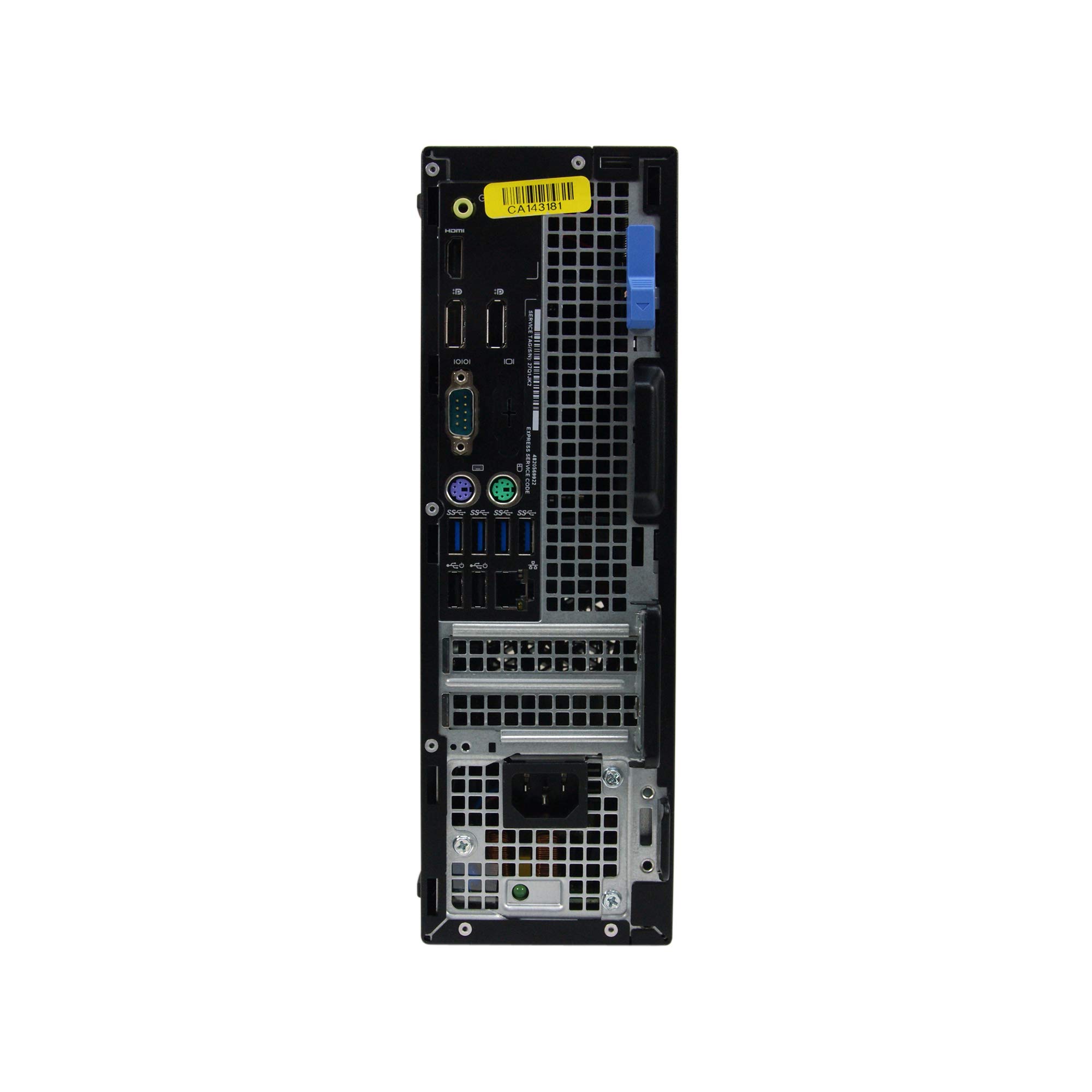 Dell OptiPlex 7050-SFF Intel Core i7-7700 3.6 GHz, 16GB RAM, 512GB Solid State Drive, DVDRW, Windows 10 Pro 64bit (Renewed)