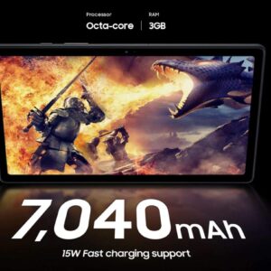 SAMSUNG Galaxy Tab A7 10.4" 2020 (64GB, 3GB) Wi-Fi Only Android 10 One UI Tablet, Snapdragon 662, 7040mAh Battery, SM-T500 (64GB SD Bundle, Dark Gray)