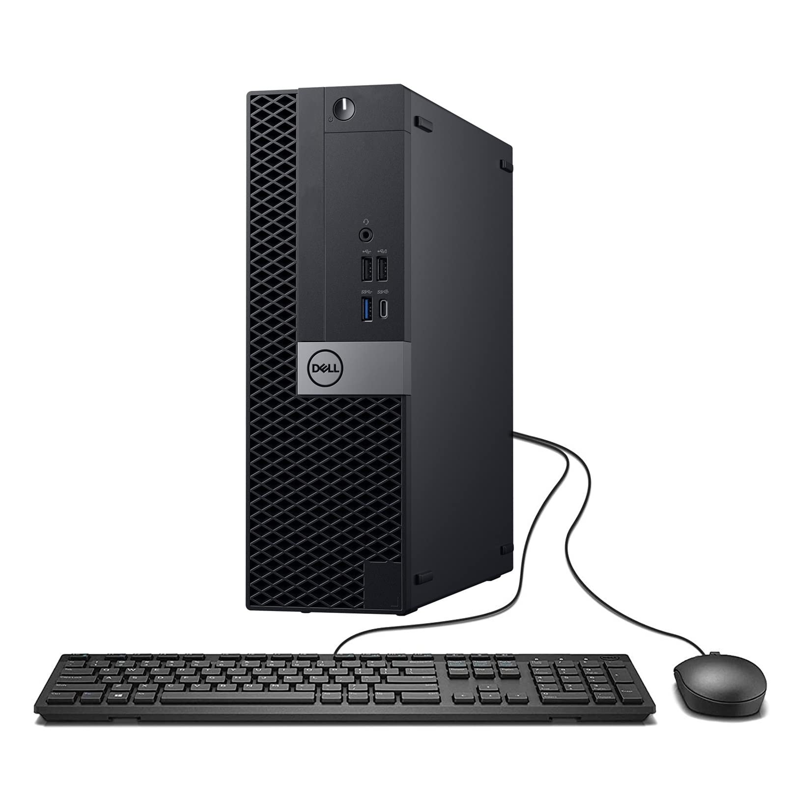 Dell OptiPlex 7050-SFF Intel Core i5-7500 3.4 GHz, 16GB RAM, 256GB Solid State Drive, DVDRW, Windows 10 Pro 64bit (Renewed)