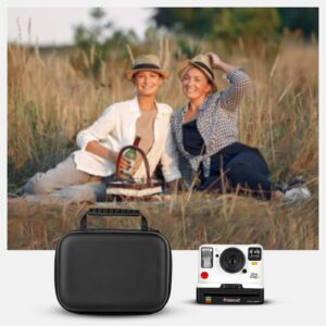 Yinke Case for Polaroid Originals Now+/ Now I-Type/Onestep 2 VF/OneStep+ Instant Camera, Hard Protective Cover Travel Carrying Storage Bag (Black)