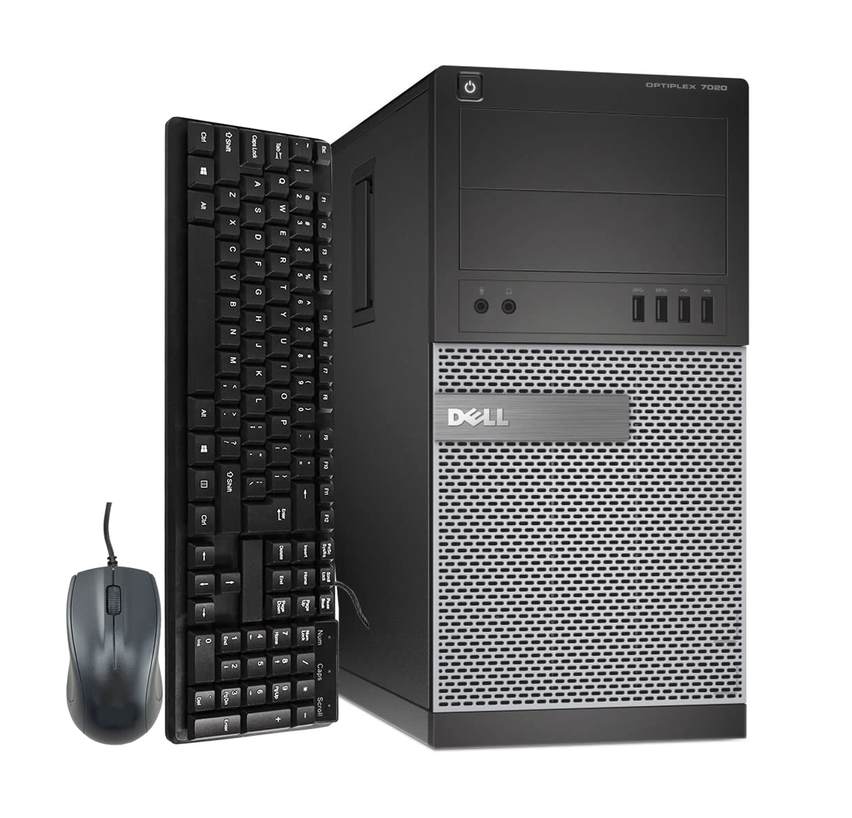 Dell Optiplex 7010 Tower Desktop Computer, Intel i7-3770 Upto 3.9GHz, HD Graphics 4000 4K Support, 32GB RAM, 256GB SSD, DisplayPort, HDMI, DVD, AC Wi-Fi, Bluetooth - Windows 10 Pro (Renewed)