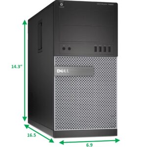 Dell Optiplex 7010 Tower Desktop Computer, Intel i7-3770 Upto 3.9GHz, HD Graphics 4000 4K Support, 32GB RAM, 256GB SSD, DisplayPort, HDMI, DVD, AC Wi-Fi, Bluetooth - Windows 10 Pro (Renewed)