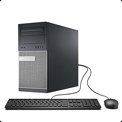 Dell Optiplex 7010 Tower Desktop Computer, Intel i7-3770 Upto 3.9GHz, HD Graphics 4000 4K Support, 16GB RAM, 512GB SSD, DisplayPort, HDMI, DVD, AC Wi-Fi, Bluetooth - Windows 10 Pro (RENEWED)