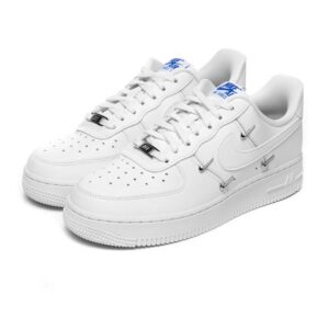 Nike Women's Air Force 1 '07 LX Trainers White, White/Hyper Royal/Black/White, 9.5