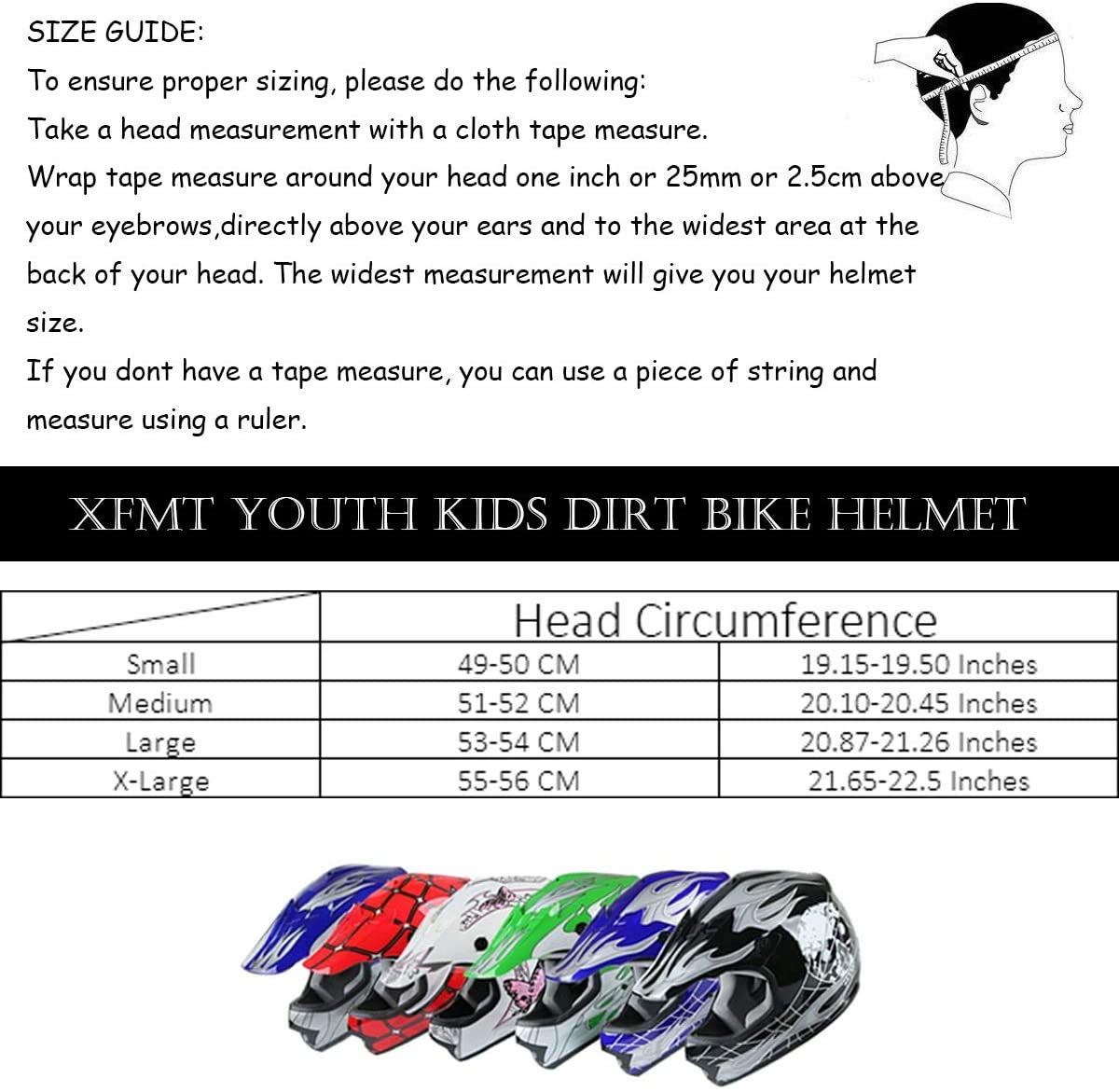 TCT-MT DOT Youth Kids ATV Motocross Offroad Street Helmet Full Face Motorcycle Off-Road ATV Helmet Dirt Bike Motocross Helmet+Gloves+Goggles