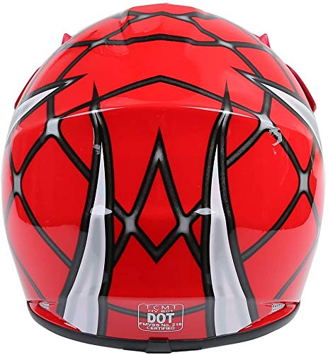 TCT-MT DOT Youth Kids ATV Motocross Offroad Street Helmet Full Face Motorcycle Off-Road ATV Helmet Dirt Bike Motocross Helmet+Gloves+Goggles