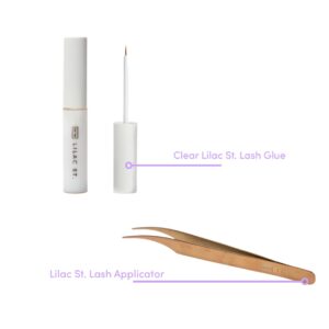 Lilac St - Starter Kit - Includes 2-Pack of Original Lashes, Clear Lash Glue, Lash Applicator- Soft, Natural Look - Long-Lasting, Lightweight, Reusable - Vegan & Cruelty Free