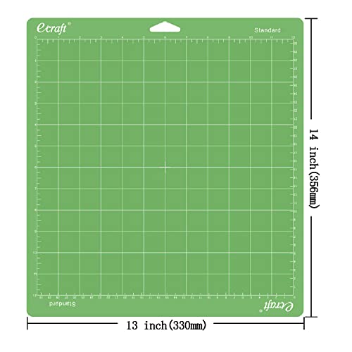 Ecraft Cutting Mat for Cricut：Variety Mats for Cricut Explore Air 2/Air/One/Maker, 12x12 Inch 5 Mats Include(Strong & Standard & Light & Fabric) Multiple Adhesive Sticky mat for cricut