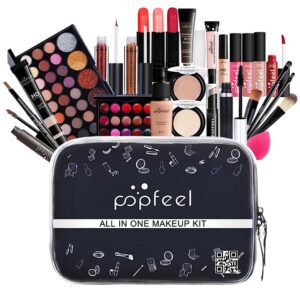 maepeor all in one makeup kit 27pcs makeup kit for women full kit multi-purpose makeup set for beginners or pros (27pieces, kit004)