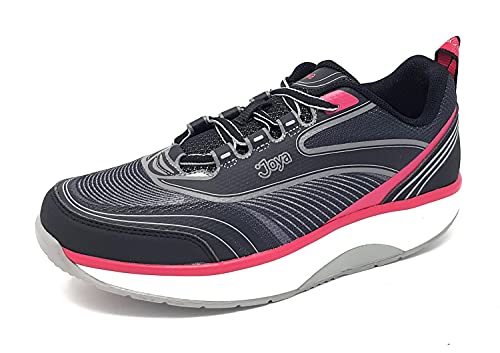 JOYA ID Zoom II Women's Black/Pink Textile Walking 8 US