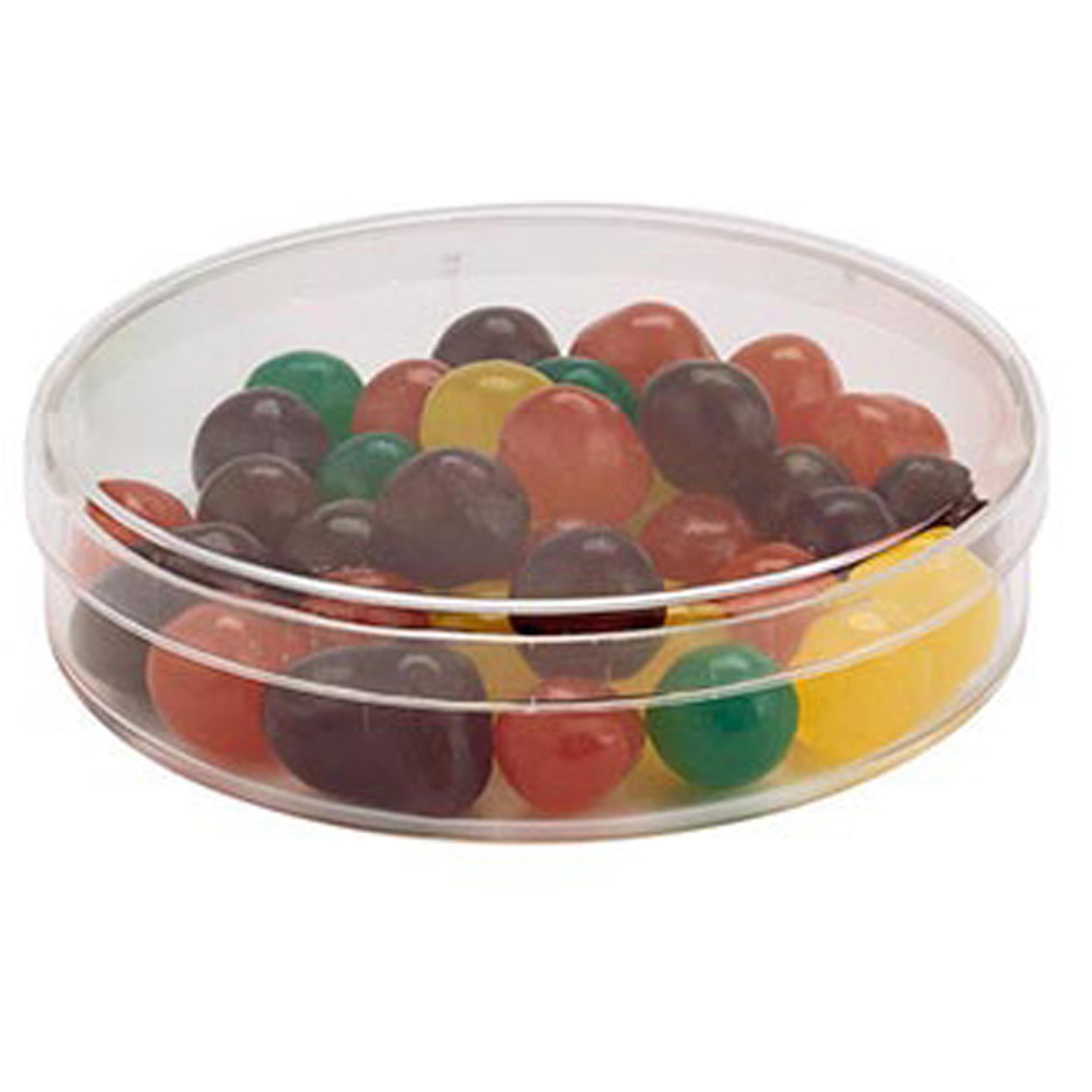 Pioneer Plastics 032C Clear Small Round Petri Dish Plastic Container, 2.75" W x 0.625" H, Pack of 12