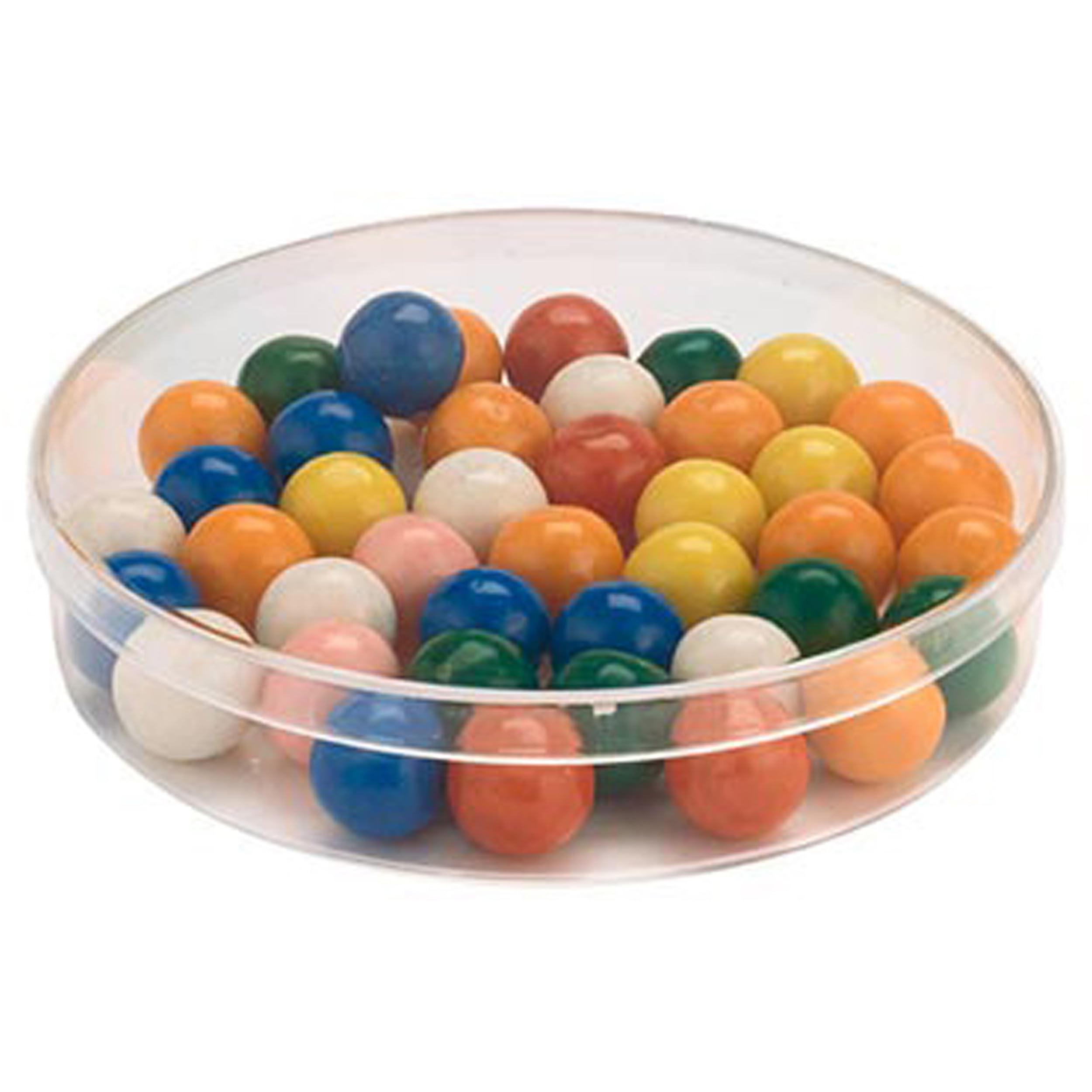 Pioneer Plastics 056C Clear Round Petri Dish Plastic Container, 4.3125" W x 0.875" H, Pack of 12