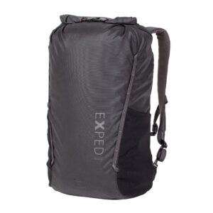 exped typhoon 25 | lightweight travel backpack | waterproof backpack | multifunctional backpack, black, 25l