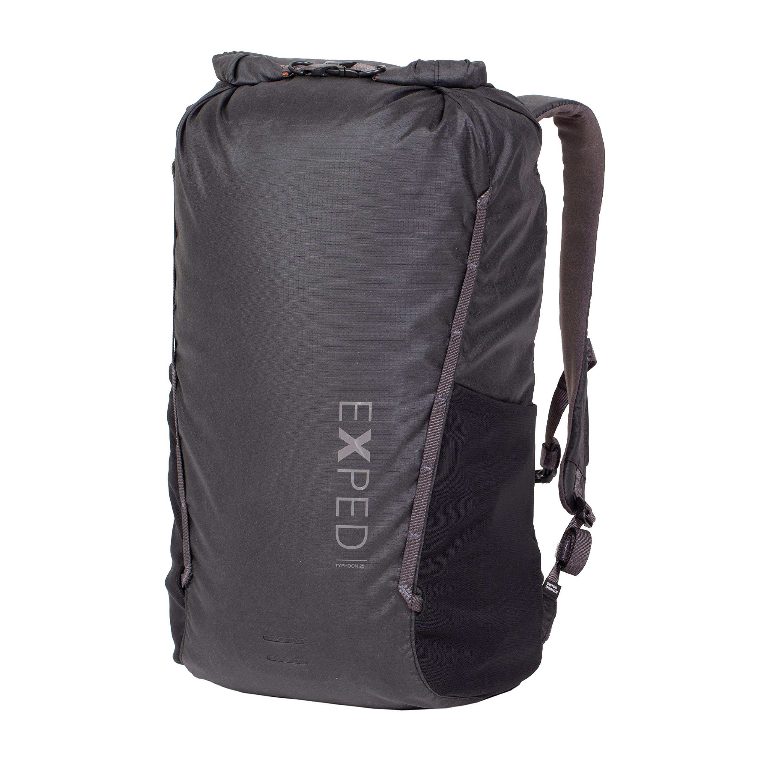 Exped Typhoon 25 | Lightweight Travel Backpack | Waterproof Backpack | Multifunctional Backpack, Black, 25L