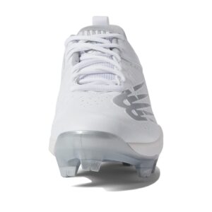 New Balance Women's FuelCell Fuse V3 Molded Softball Shoe, White/White, 8