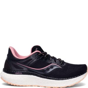 Saucony Women's Hurricane 23, Black/Rose, 6.5 Medium