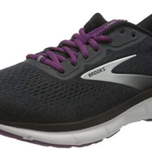 Brooks Women's Trace Neutral Running Shoe - Ebony/Black/Wood Violet - 11.5