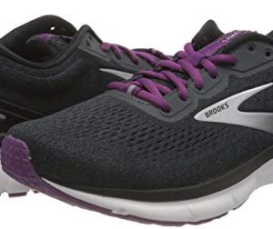 Brooks Women's Trace Neutral Running Shoe - Ebony/Black/Wood Violet - 11.5