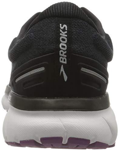 Brooks Women's Trace Neutral Running Shoe - Ebony/Black/Wood Violet - 11.5