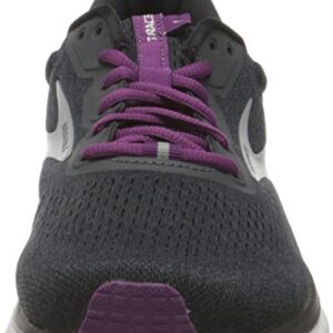 Brooks Women's Trace Neutral Running Shoe - Ebony/Black/Wood Violet - 11.5