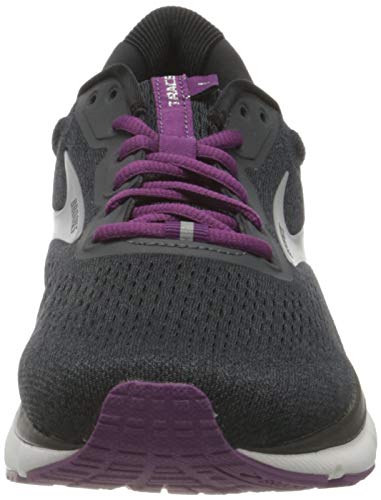 Brooks Women's Trace Neutral Running Shoe - Ebony/Black/Wood Violet - 11.5