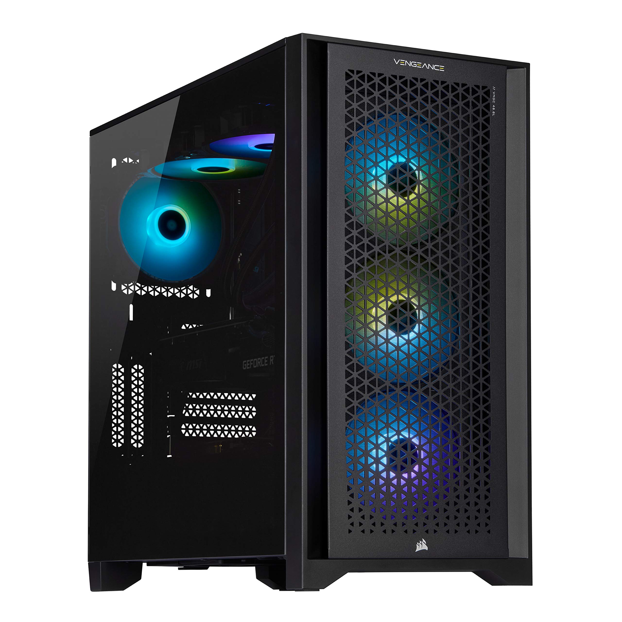 CORSAIR VENGEANCE a7200 Series Gaming PC - AMD Ryzen 9 5900X CPU - NVIDIA® GeForce RTX™ 3080 Graphics - 32GB CORSAIR VENGEANCE RGB PRO DDR4 Memory