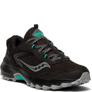 Saucony Women's Excursion TR15 GTX Trail Running Shoe, Black/Charcoal, 5.5