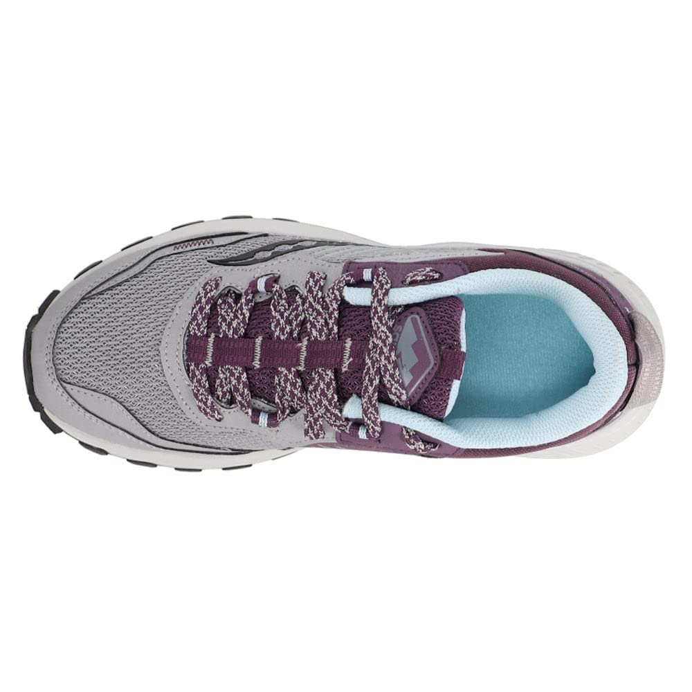 Saucony Women's Excursion TR15 Trail Running Shoe, Alloy/Mauve, 9