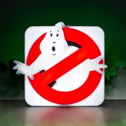 Numskull Ghostbusters Logo Lamp Wall Light - Ambient Lighting Gaming Accessory for Bedroom, Home, Study, Office, Work - Official Ghostbusters Merchandise, Plastic