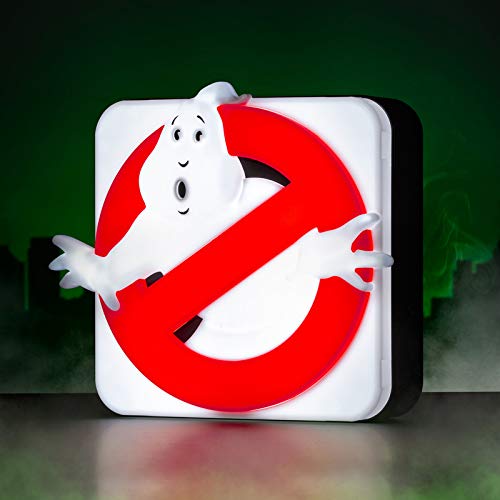 Numskull Ghostbusters Logo Lamp Wall Light - Ambient Lighting Gaming Accessory for Bedroom, Home, Study, Office, Work - Official Ghostbusters Merchandise, Plastic