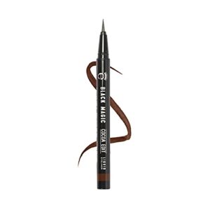 eyeko black magic: cocoa edit liquid eyeliner - brown - precision brush tip 0.4ml