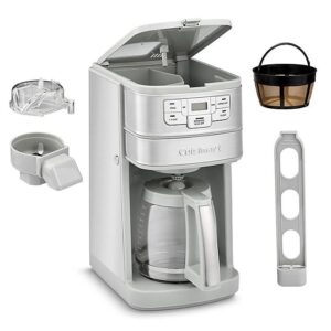 Cuisinart Automatic Grind and Brew 12-Cup Coffeemaker Bundle with Descaling Powder and Coffee Canister (3 Items)