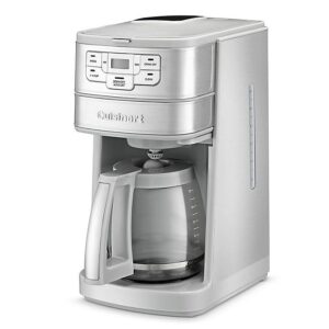 Cuisinart Automatic Grind and Brew 12-Cup Coffeemaker Bundle with Descaling Powder and Coffee Canister (3 Items)