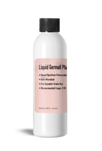 talsen chemicals germall plus- natural preservative - clear liquid - excellent broad spectrum preservative compatible with most cosmetic ingredients good for water based formulas (4 ounce / 118 ml)