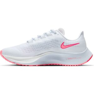 nike air zoom pegasus 37 vt white/sunset pulse/bright crimson 7.5 b (m)