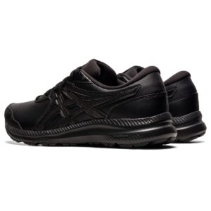 ASICS Women's Gel-Contend SL Walking Shoes, 8.5, Black/Black