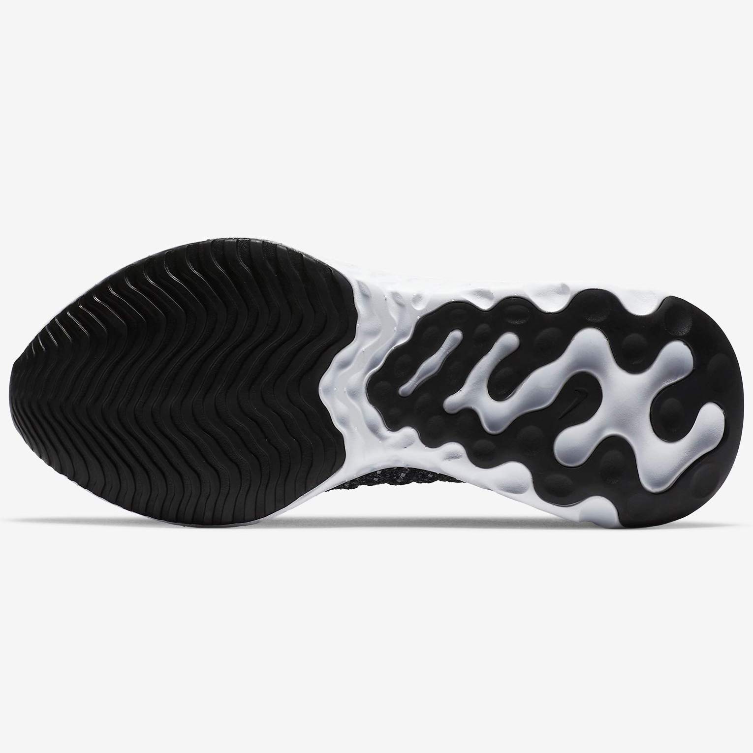 Nike React Phantom Run Flyknit 2 Womens Casual Running Shoe Cj0280-002 Size 5 Black/White