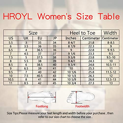 HROYL Womens Professional Latin Dance Shoes Ballroom Performance Wedding Dance Heels,L020,White-5,US5.5