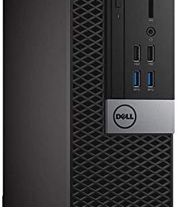 Dell Optiplex 7040 Small Form Factor Desktop PC, Intel Core i7-6700, 8GB Ram, 2TB SATA Drive 256GB SSD WiFi, DVD-RW, 24 LCD, Windows 10 Pro (Renewed)