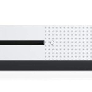 Microsoft Classic Original Xbox One S 1TB HDD with 4K Blu-ray DVD Reader, Two Wireless Controllers Black and White Included,1-Month Game Pass Trial, 14-Day Xbox Live Gold + AllyFlex Sports Cup Mat