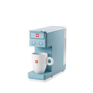 Illy Y3.3 Single Serve Espresso and Coffee Capsule Machine, 12.20x3.9x10.40 (Cape Town Blue)