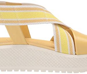 Franco Sarto Womens Niko Sandal Light Yellow 7.5 M