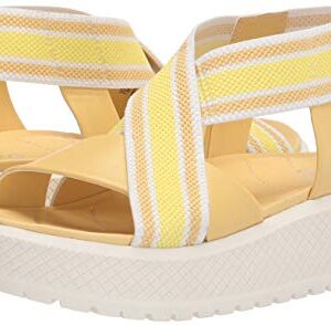 Franco Sarto Womens Niko Sandal Light Yellow 7.5 M